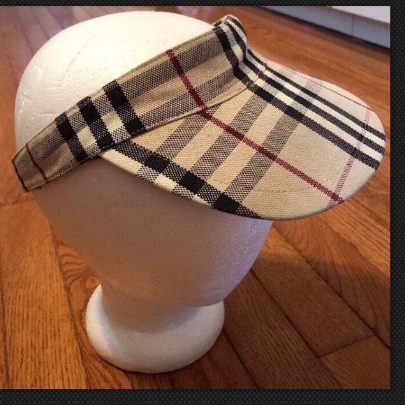burberry visor hat